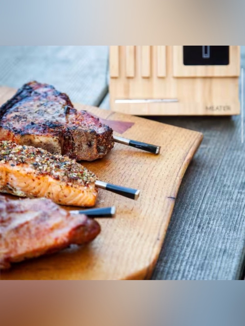 NIB MEATER Block 4 Probe Premium WiFi Smart Meat Thermometer  BBQ Oven Grill - Picture 11 of 12